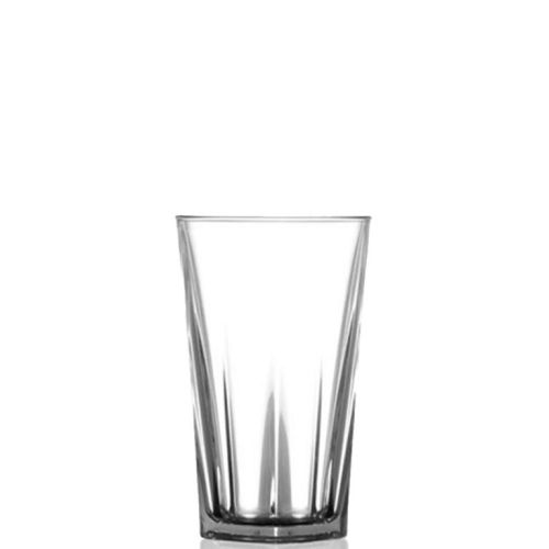 Weinglas Penthouse 40 cl.  | Kunststoff. Dieses transparente Weinglas ohne Stiel kann bedruckt oder graviert werden